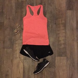 💕 90 Degrees bright pink ribbed work out tank 💖